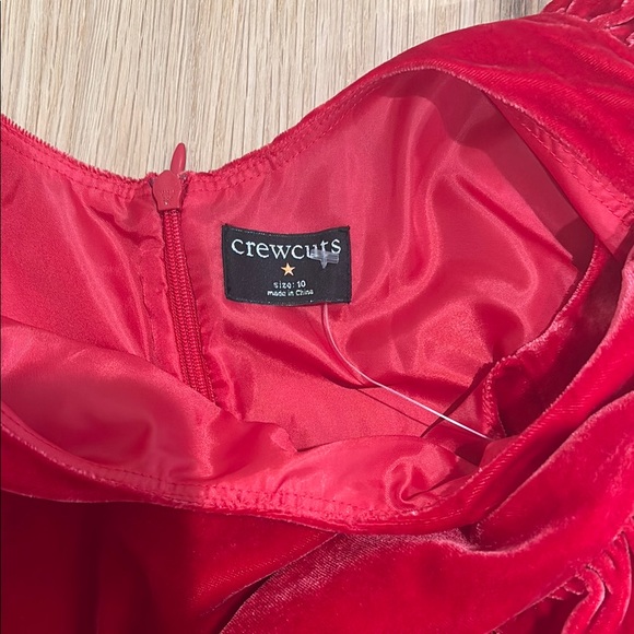 Red Velvet Ruffle Dress - Picture 5 of 5